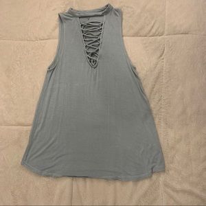 Light blue tank top